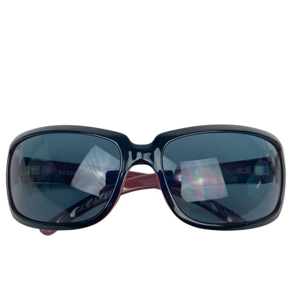 COSTA Isabela Polarized Sunglasses IB-32 - Black/Coral  -  $200. - Picture 1 of 14